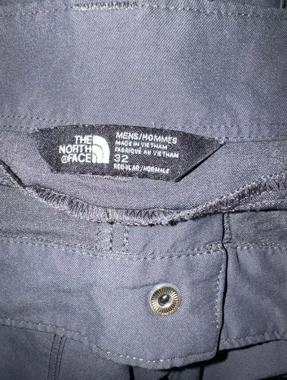 The North Face Men's Casual Hiking Pants Gray Size 32